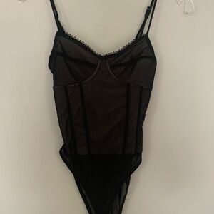 Adika Black Bodysuit